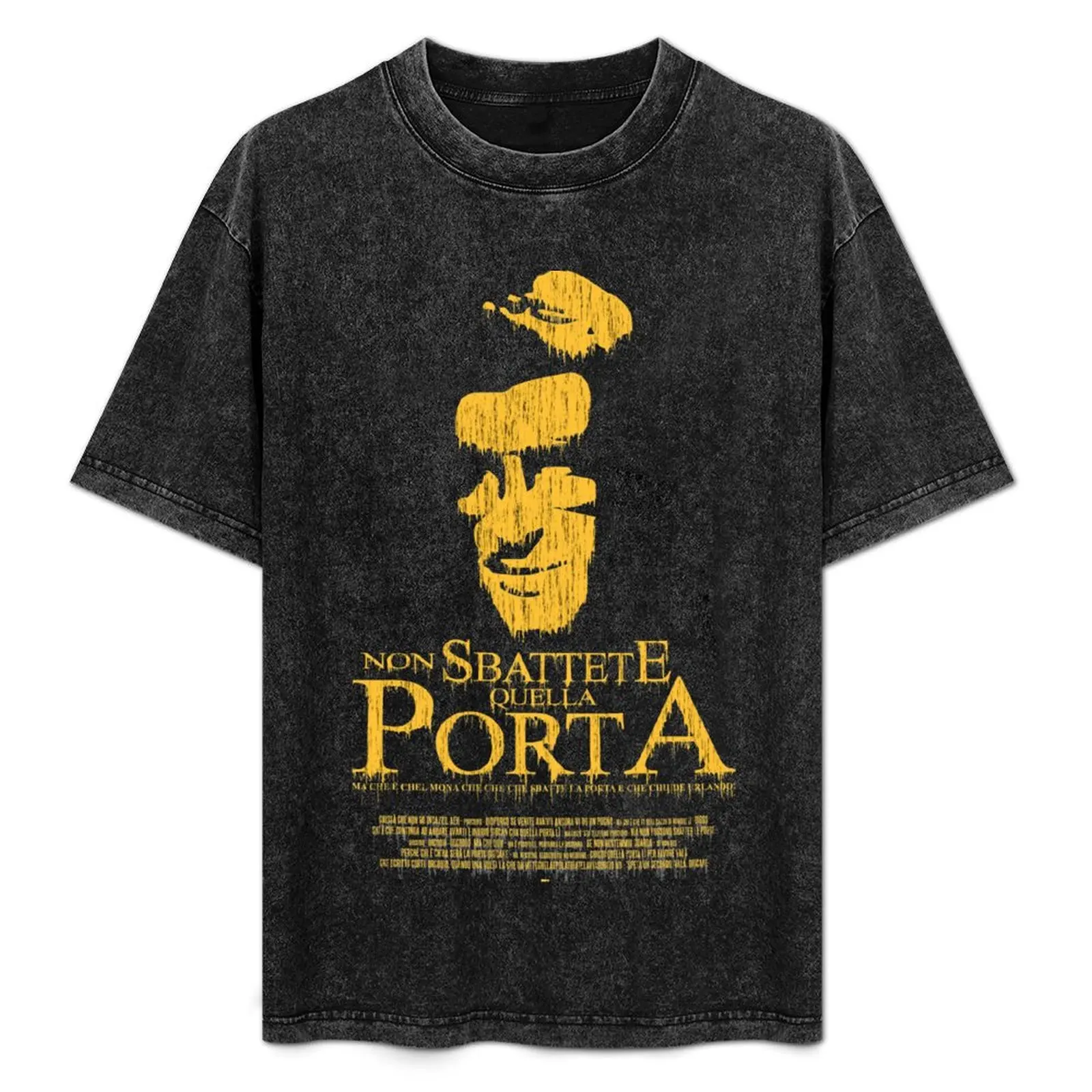 Non Sbattete Quella Porta - Camiseta Germano Mosconi básica de manga corta con cuello redondo