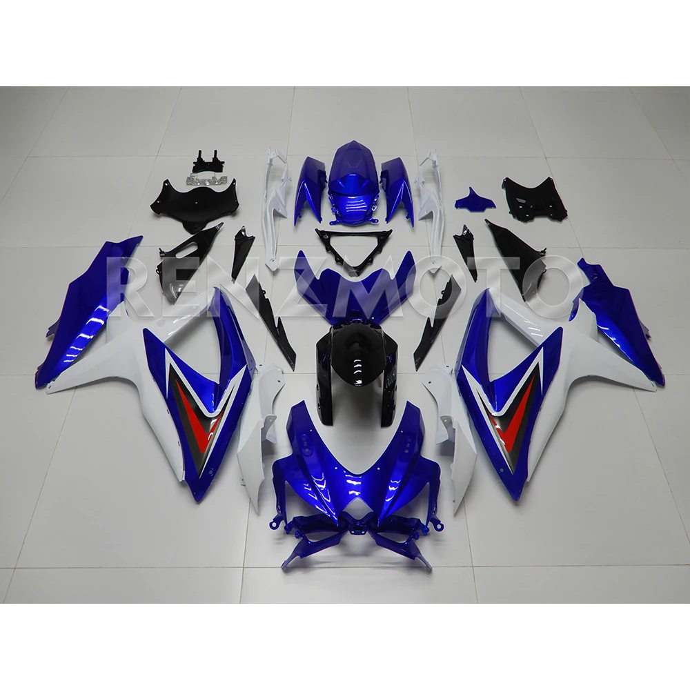 GSX-R600 750 08-10 Motorfiets Kuipset Voor SUZUKI GSXR 600 750 2008-2010 K8 K9 Body Kit Plastic Beschermplaat Shell Injectie