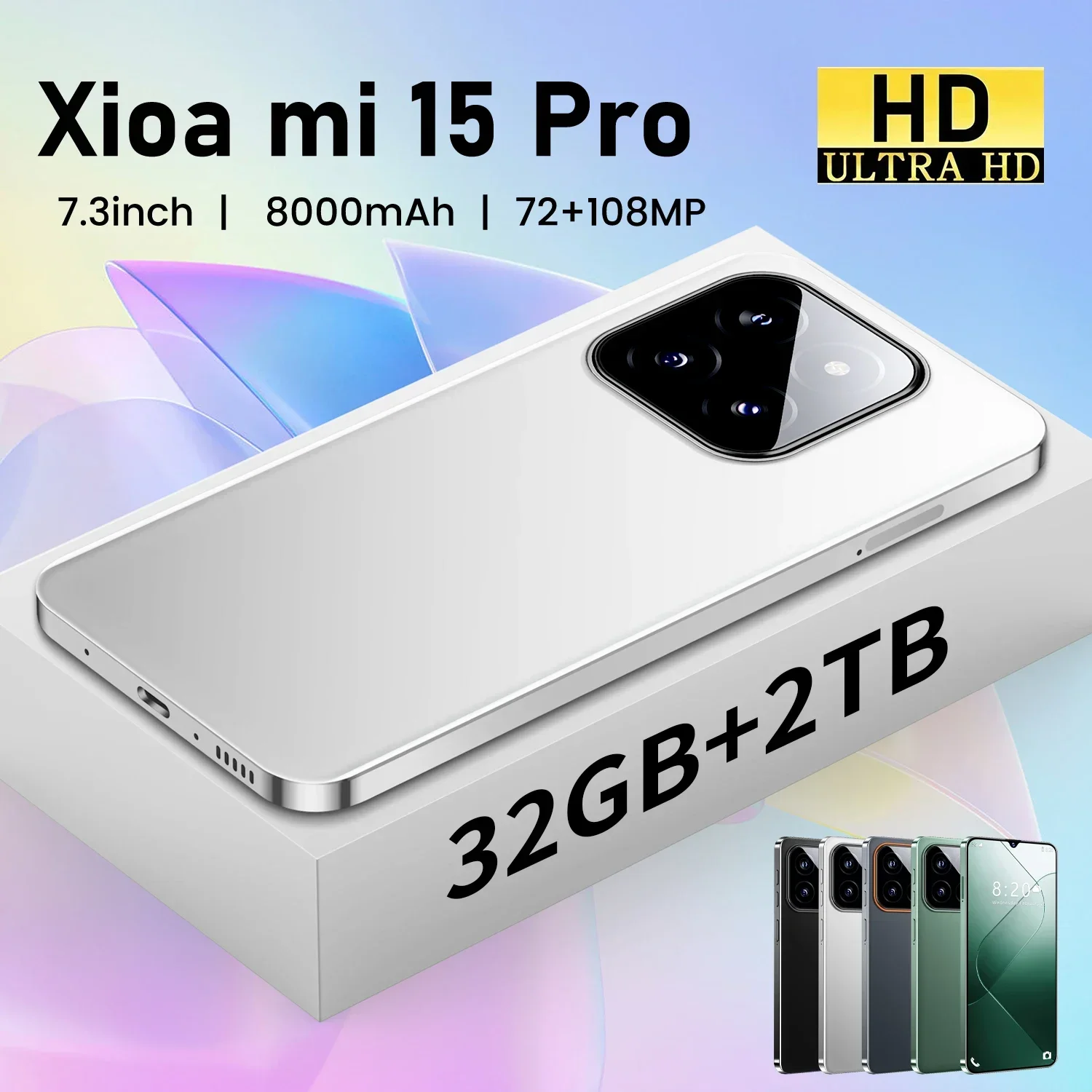 

2024 Original Mobile Phone Deals Xioami 15 Pro Smartphone 7.3 Inch Full Screen 4G /5G Cell Phone 8000mAh New Global Phones