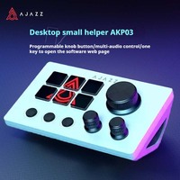 Ajazz Akp03 Desktop Console Panel Controller Stock Trading Live Tuning Programmable Hotkeys Small Helper For Computer Office