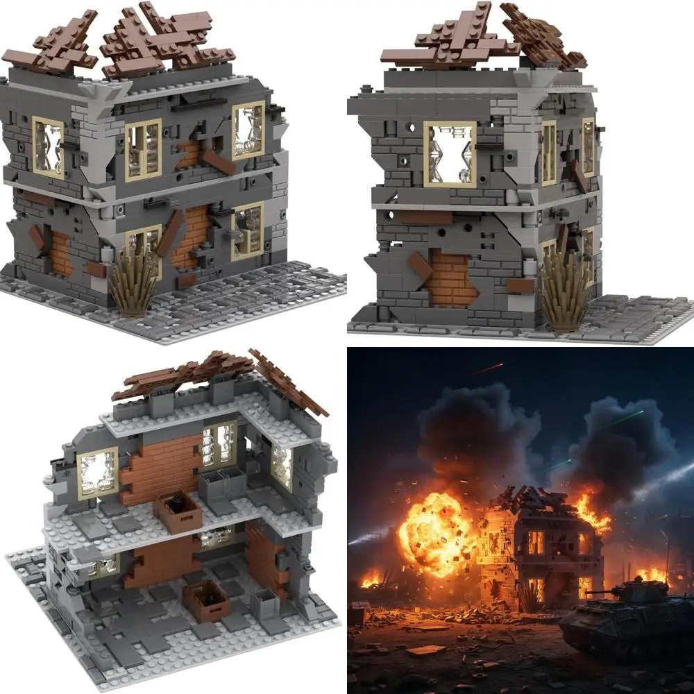 ชุดตัวต่อเลโก้ที่เข้ากันได้กับชุดตัวต่อสงครามโลกครั้งที่สองจำนวน 400 ชิ้น
