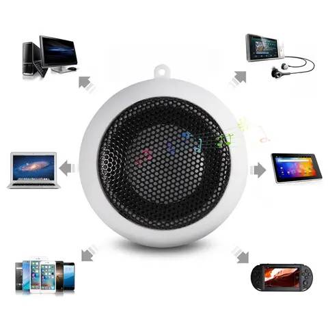 Computer Sound Mini Portable Travel 3.5mm Loud Speaker Built in Battery for Mobile Phone MP3 PC Outdoor Speaker Portable Speaker