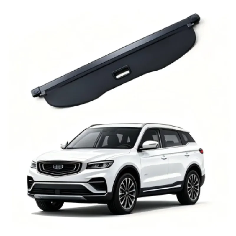 Car Rear Trunk Retractable Cover Keep trunk goods out of view for Geely Boyue X 2021-2023