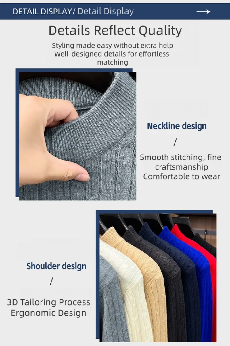 Neuer Winter-Pullover der Modemarke aus Samt, warm und bequem, Herrenbekleidung, Original-Welpen-Stickerei, koreanische Version, Pullover – Detail 3