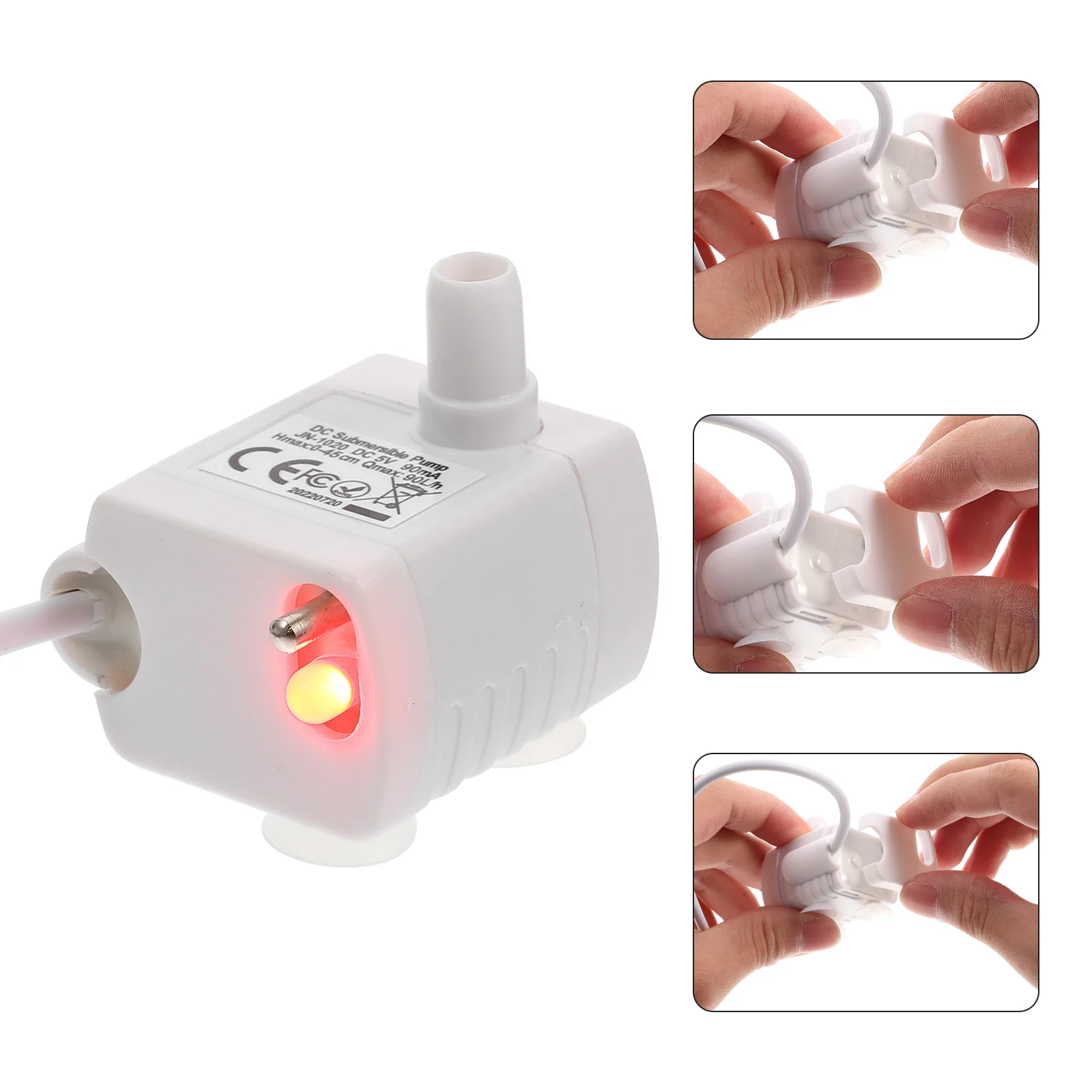 

Submersible Pump for Fountains Small Water Dispenser Mini Sports Cat Bowl Replacement