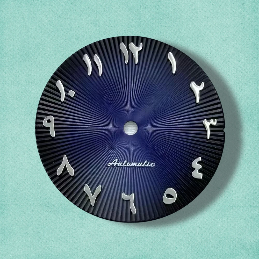 28.5mm S Logo Arabic NH35 Dial For NH35/NH36/4R/7S Movement Crown NH35 High-Quality Accessories Complete Range Of Colors ﻿