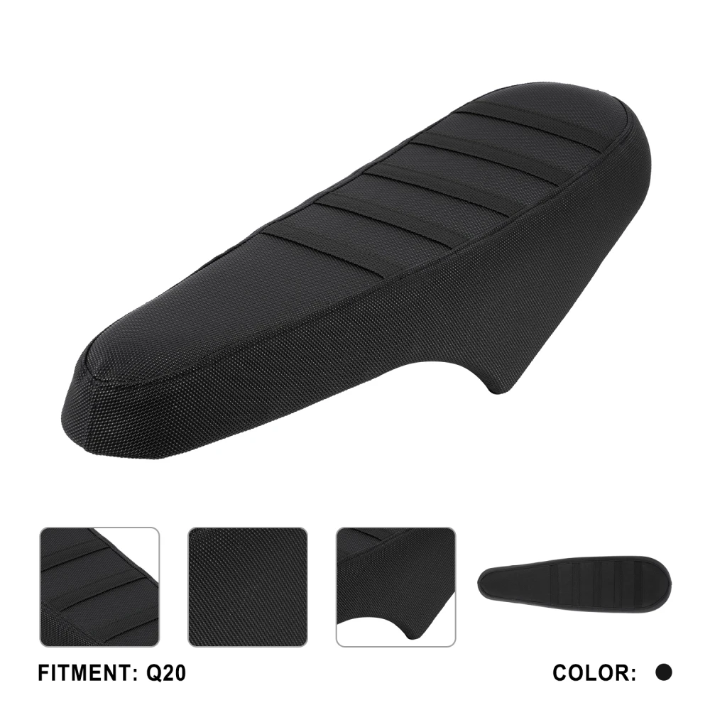 Seat Cover Waterproof Non-slip Particles Design PVC For Ridstar Q20 Electric Dirt Bike E-bikes Scooter Bicycle Motorcycle Parts
