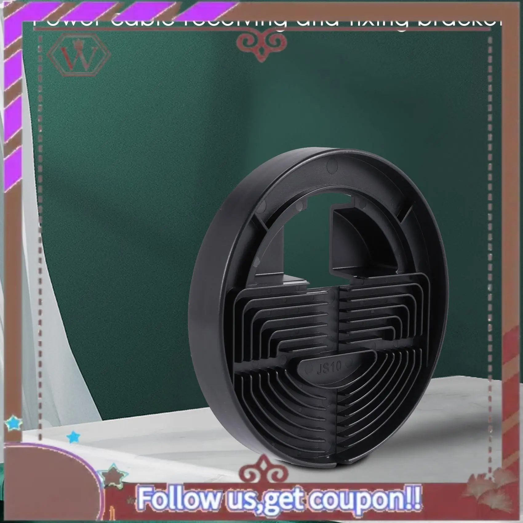 ABBG-For Amazon Echo Show 10 قاعدة قوس لكمة خالية من كابل الطاقة تخزين حامل لـ Echo Show 10