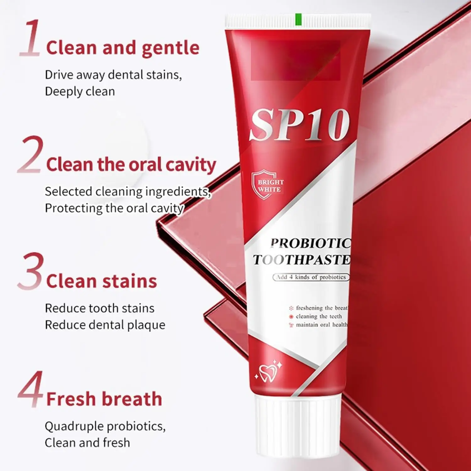 SP-10 Probiotic Toothpaste, SP-10 Ultra Whitening Deep Cleaning Care