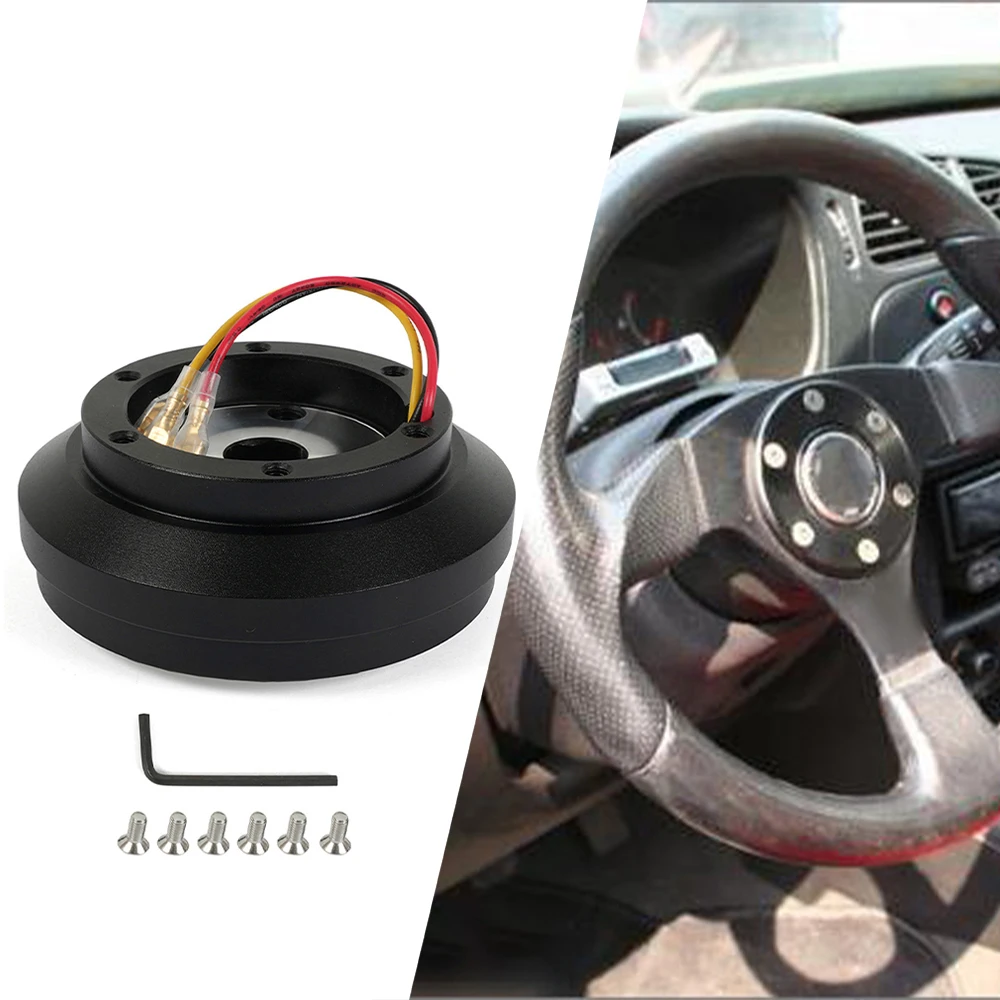 141H 6-Hole Short Hub Steering Wheel Adapter Boss Kit For Nissan 350Z 370Z Sentra SE-R Armada Versa Cube Infiniti G35 G37 QR042