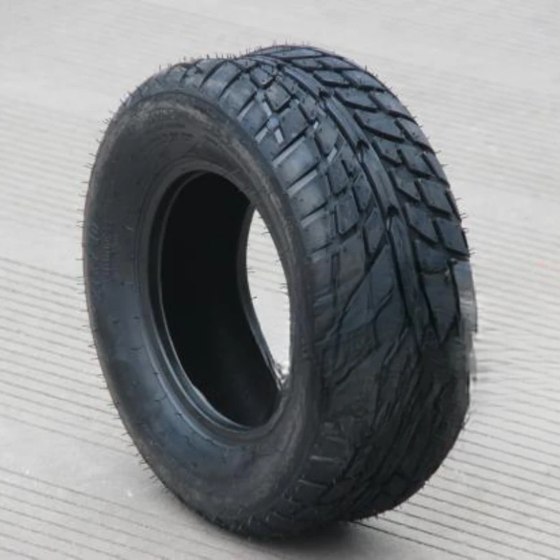 Kart 10 inch tire wear-resistant vacuum road tire with wheel hub assembly