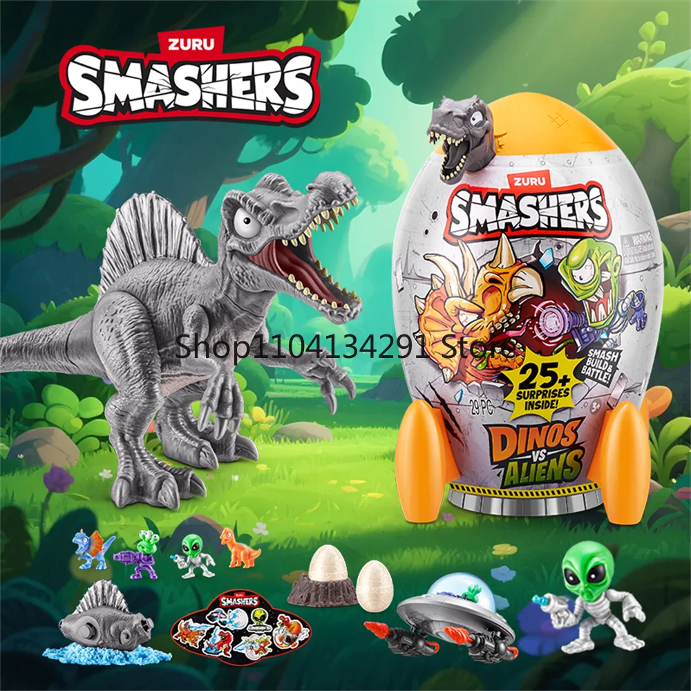 Zuru Smashers Dinosaur War Alien Rocket Launcher Blind Box Tyrannosaurus Rex Boy Assembly Toy