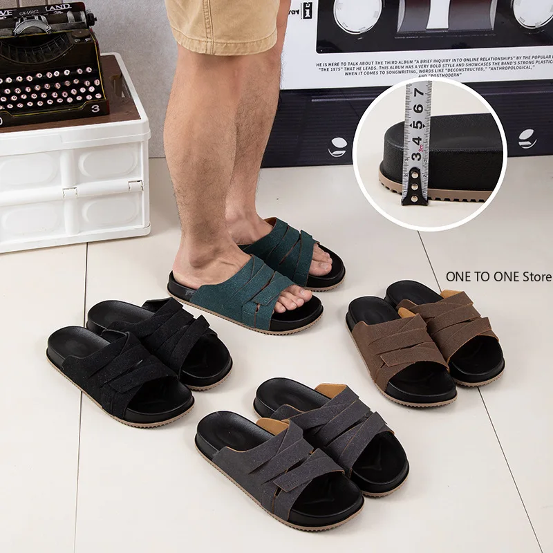 

Горячая распродажа: Классические пробковые сандалии для мужчин, модные мягкие шлепанцы с толстой пробковой подошвой, летние пляжные сандалии, домашние открытые сандалии на плоской подошве для мужчин