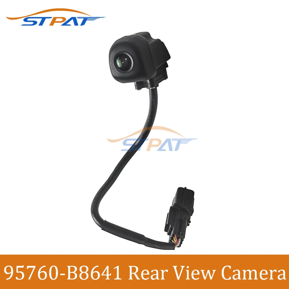 STPAT 95760-B8641 Car Backup Reverse Camera Rear View Camera For Hyundai Santa Fe XL 3.3L 2017 95760B8641