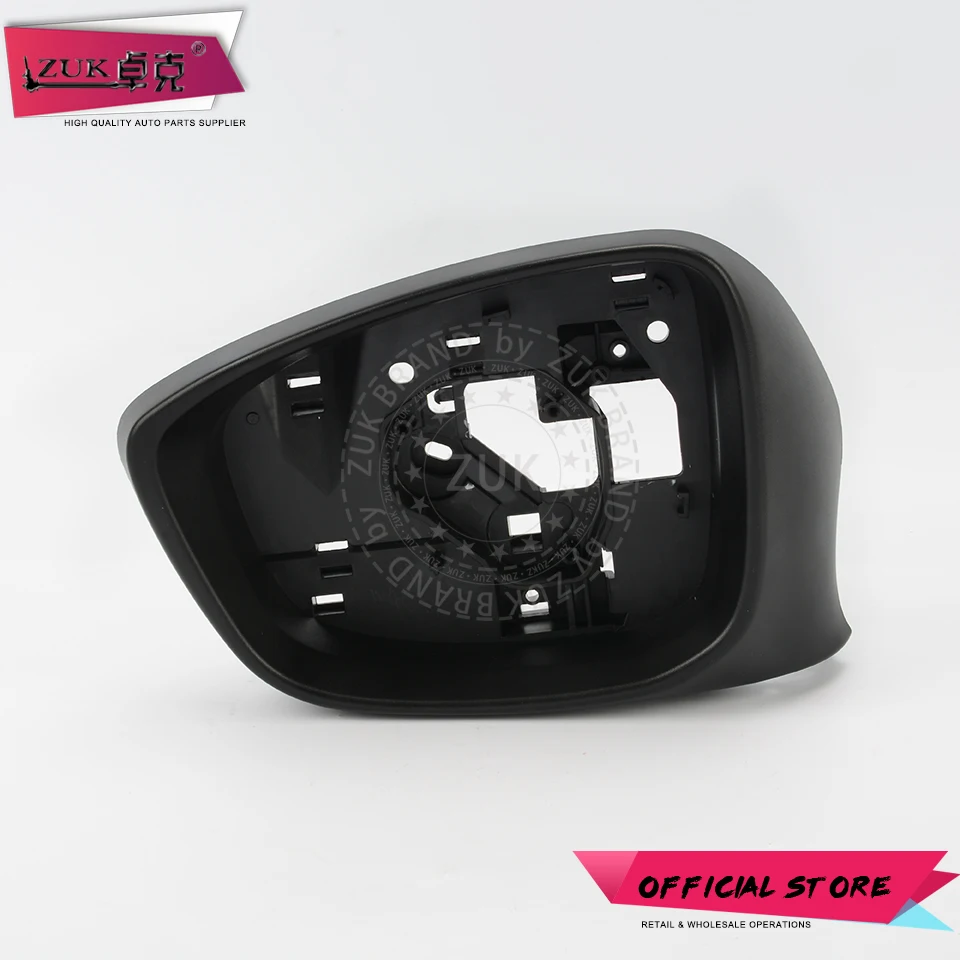 ZUK Car Exterior Parts Rearview Side Mirror Cover Housing Frame LED Turn Signal Lamp Glass Lens For Mazda CX5 CX-5 KE 2013 2014