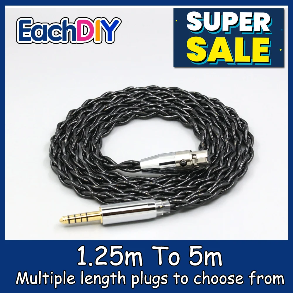 

99% Pure Silver Palladium Graphene Floating Gold Cable For Beyerdynamic DT1770 DT1990 PRO AKG K181 pro 2015 M220 LN008346