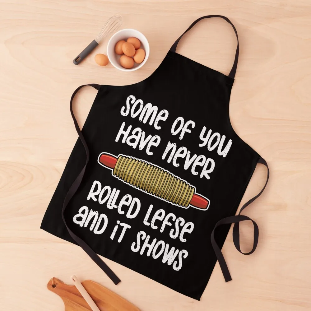 

Funny Norwegian Lefse Rolling Pin Apron Children'S Waterproof Kitchen For Women Kitchenware Women Kitchen'S Apron