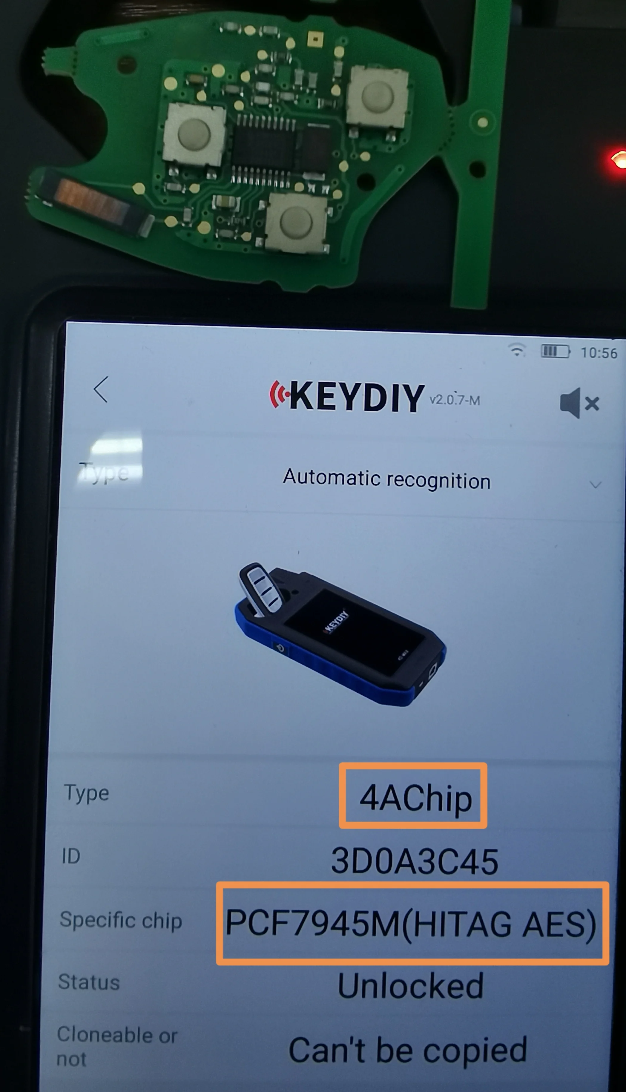 Jingxin Fernbedienungsschlüssel PCF7946/PCF7947/4A Chip 3BT 434MHz für Renault Trafic Vivaro Primastar Movano Ersatz-Fernbedienungsschlüssel Keyless – Detail 9
