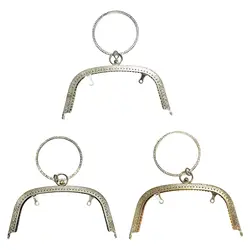 Metal Purse Frame Iron Great Appearance Hardware Purse Clasp for DIY Craft Bag Clutch Making Sewing Craft Handle Bag Making