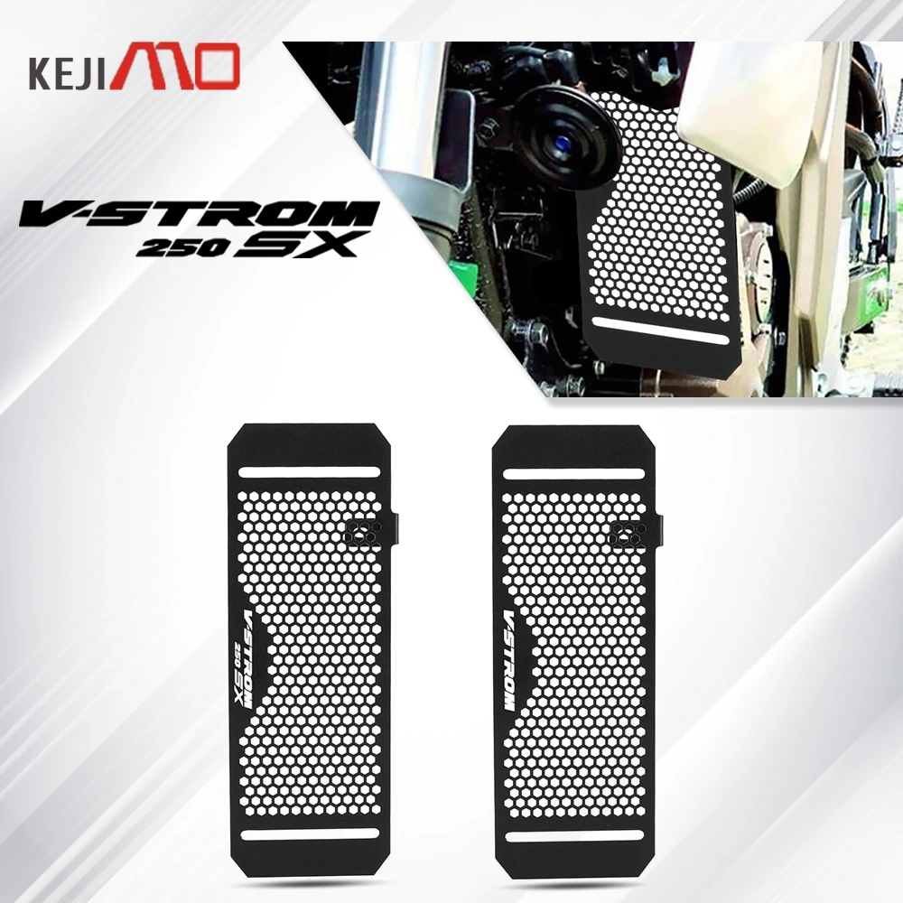 

Motorcycle Accessories Radiator Grille Guard Cover Oil Cooler Core Protector For Suzuki Vstrom250SX V-Strom 250SX 2023 2024 2025