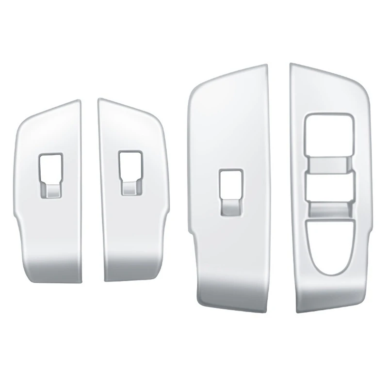 

RHD Car Silver Window Glass Lift Button Switch Cover Trim Door Armrest Panel For Mazda CX-60 2022 2023 Parts Accessories