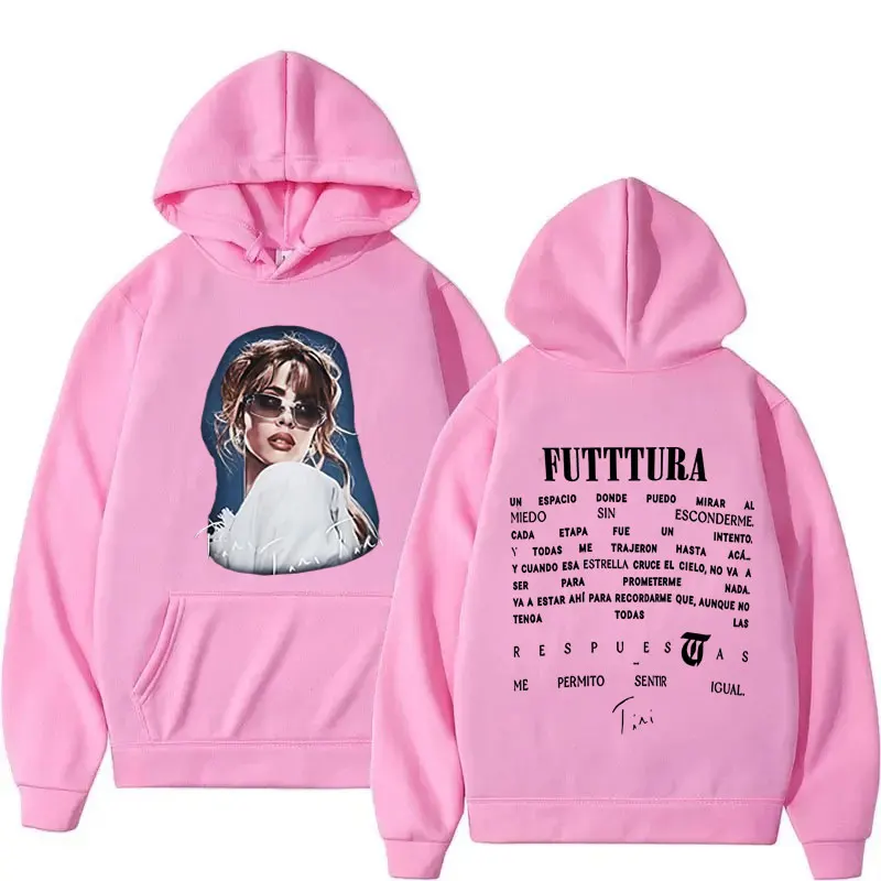 عرض ساخن 2025 ألبوم المغني الصغير Futttura هاراجوكو الجمالية هوديس الرجال الخريف/الشتاء الهيب هوب دافئ عادية Y2k البلوفرات للجنسين #4