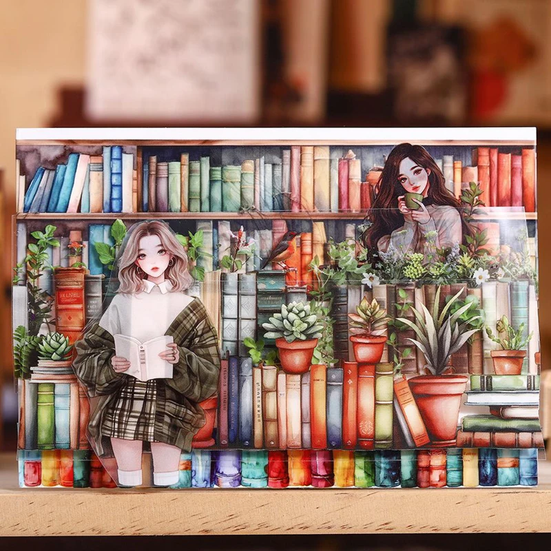 1 rollo de cinta Retro exquisito libro pegatinas de mascotas suministros para álbum de recortes decoración cuaderno marco de fotos caja de papelería de agua pegatina DIY