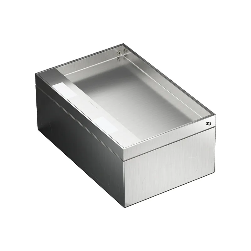 International Electrician Stainless Steel Marble Floor Plug Embedded Floor Socket Invisible Flat Waterproof Hidden Floor Socket