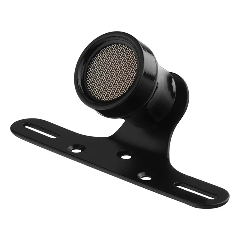 

Motorcycle Retro LED Tail Brake Stop Light Lamp License Plate Light With Bracket Black For Sportsters Honda