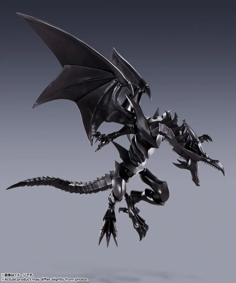 In Stock Bandai Original Box S.H.Monsterarts Shm Red Eyes Black Dragon Action Anime Figure Model Kit Assembly Toy Gift