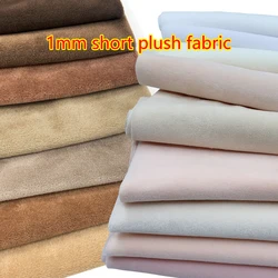 Newly Arrived 1mm Pile Length Skin Color Fabric Use For Cotton Doll Toy Skin Plush Fabric Polyester Minky Fabric Soft Diy Fabric