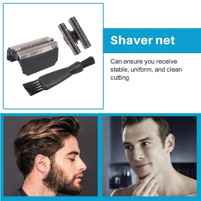 Electric Razor Foil & Blade Combination For Braun 8000 Series 5 Contourpro 360° Complete, Fit Waterflex WF1S WF2S 5760 5758 5751