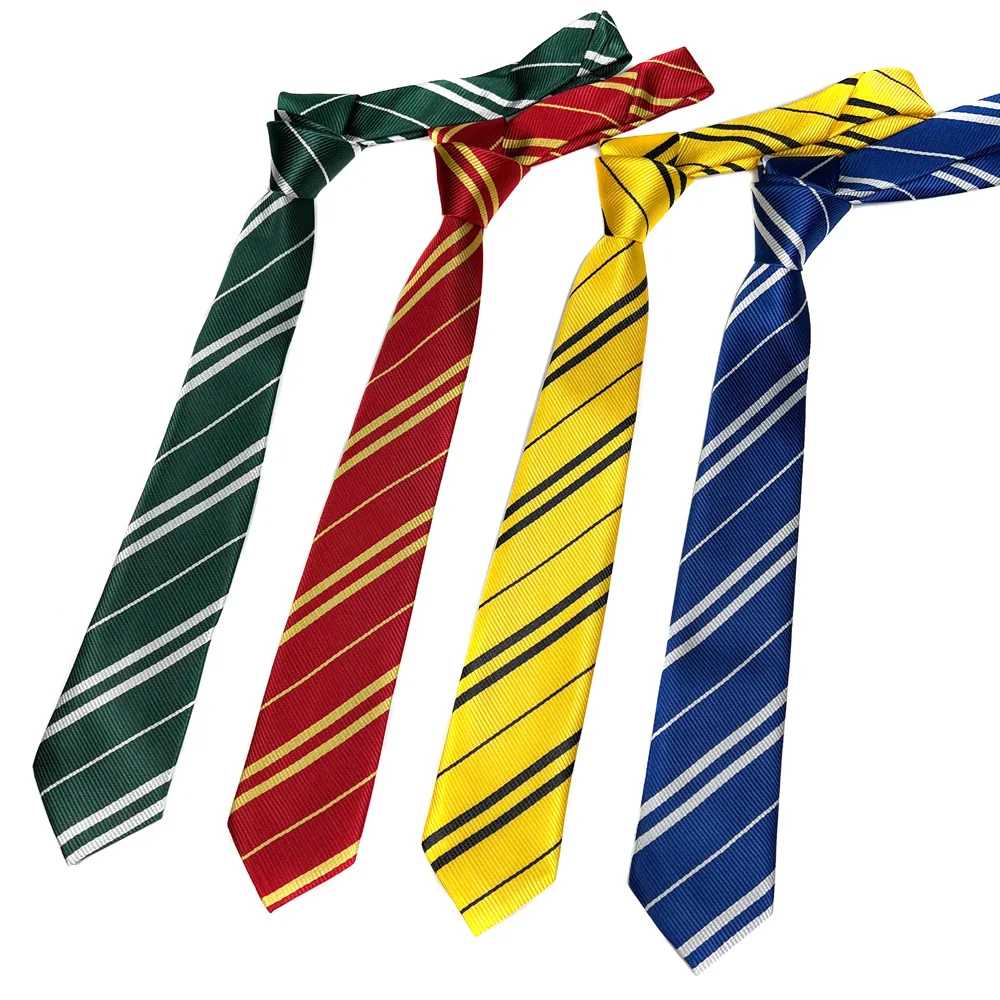 Magic College Costume Necktie Accessories Harris Halloween Cosplay Lovely Costume Tie Prop Twill Casual