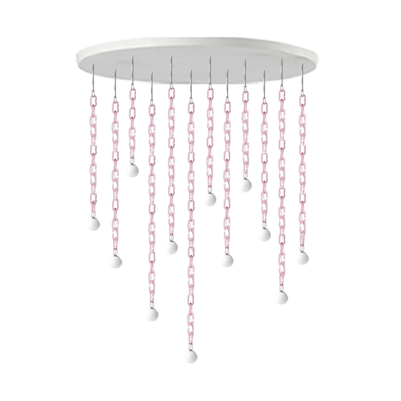 

Glass Chain Led Art Deco Dimmable Ceiling Chandelier Lustre Hanging Lamps Suspension Luminaire Lampen For Living Room