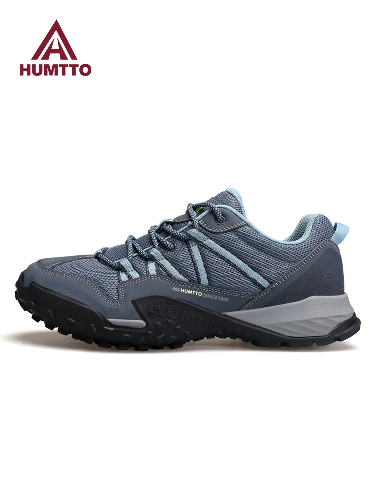 Humtto 2023 Hiking Shoes Wear-resistant Outdoor Sports Women Shoes Lace-Up Womens Climbing Trekking Sneakers breathable sneakers