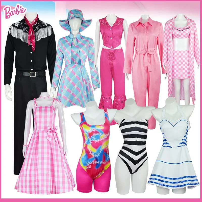 

Pink Princess Cosplay Costume for Women Margot Girl Dressken One-piece Swimsuit Dress Clothing Role-playing Clothing Is Unisex