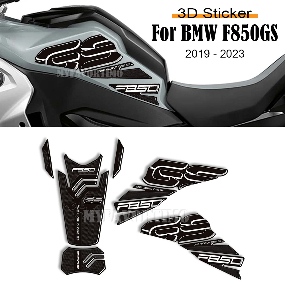 

For BMW F850GS F850 F 850 GS GSA Motorcycle Tank Pad Oil Kit Knee Protector Stickers Decals Adventure 2019 2020 2021 2022 2023 ﻿