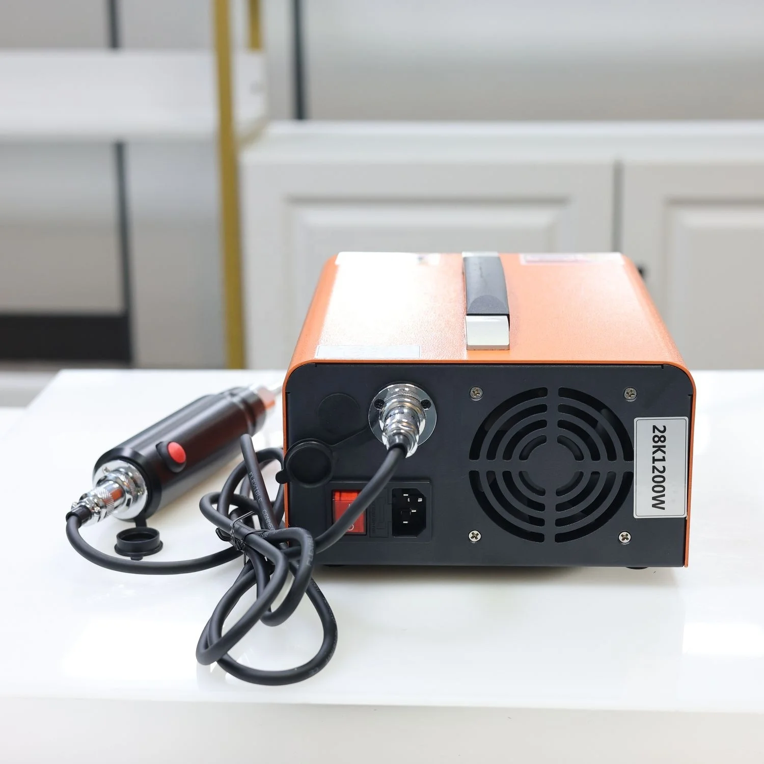 28Khz Handheld Ultrasonic Spot Welder Piezoelectric Transducer Spot Welding Automotive Parts PP ABS Textile