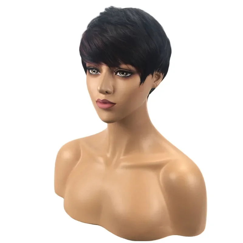 Factory direct Best Seller Vogue Wig Short Black Female Wavy Celebrity Hairstyle Fashion & Charming Style sintetico