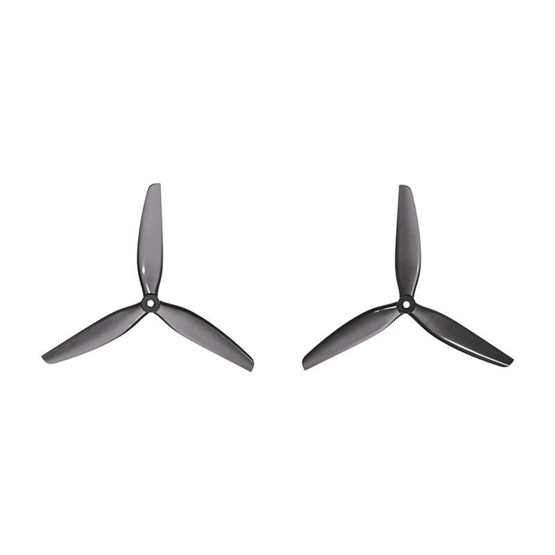 7.5 Inch Tri-Blade Propellers 4PCS Transparent Grey CW/CCW Props For FPV Racing Drones And Brushless Motors