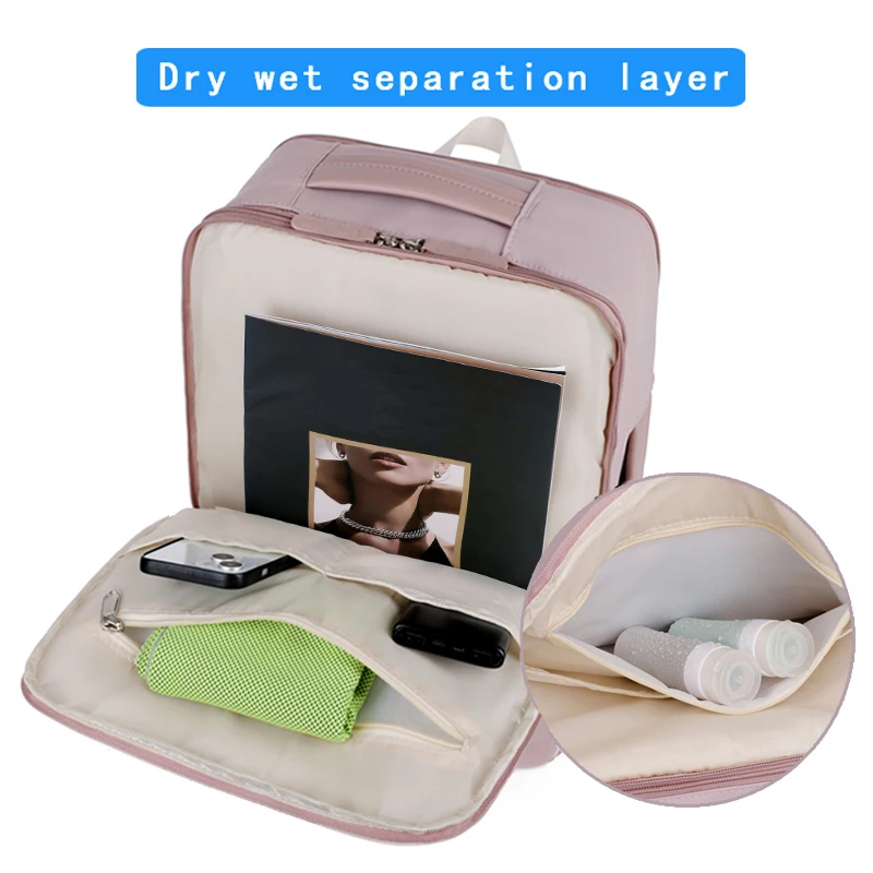 حقيبة ظهر للسفر للأعمال، حقيبة ظهر للأمتعة ذات سعة كبيرة، حقيبة ظهر للكمبيوتر المحمول قابلة للتوسيع، حقيبة ظهر لطلاب الجامعات