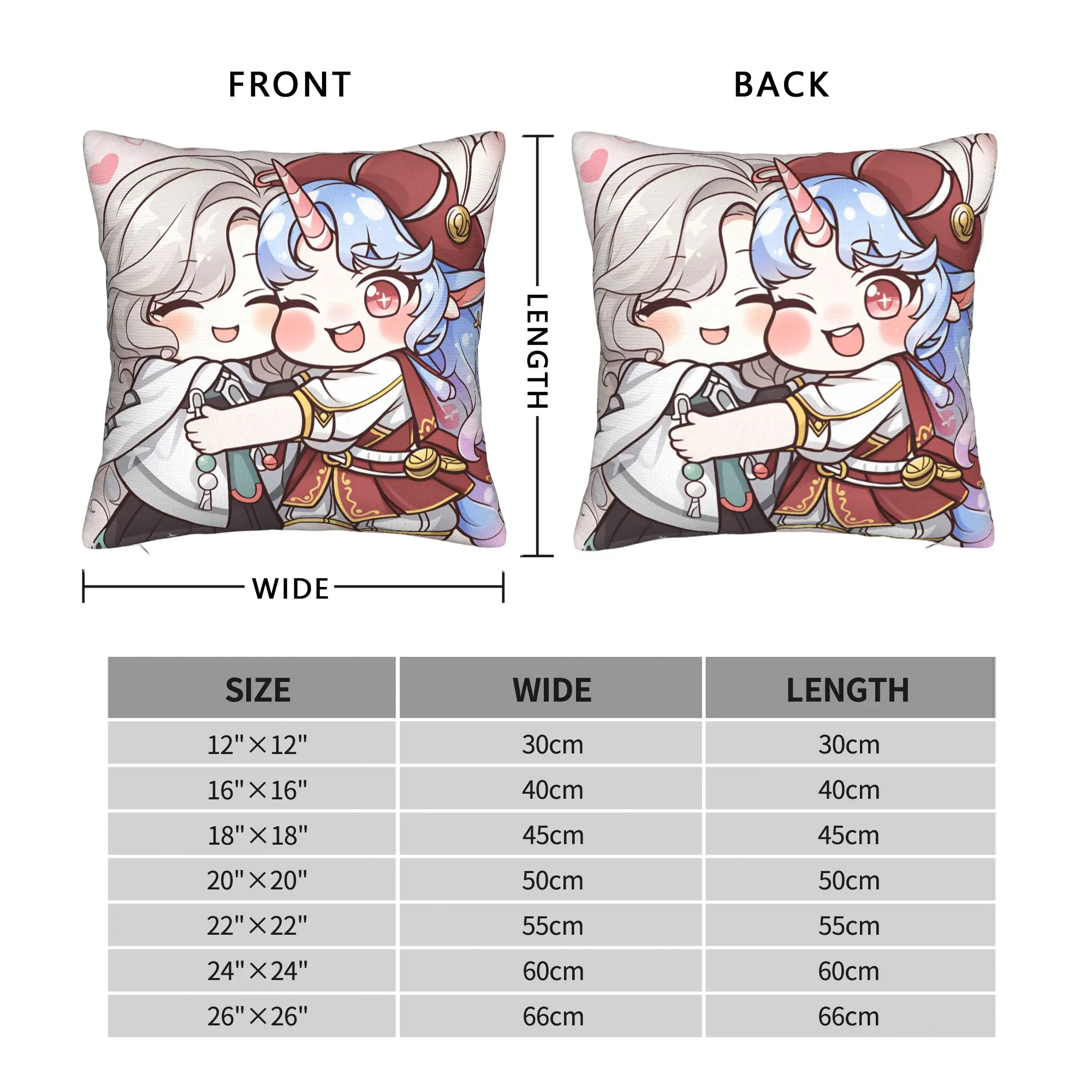 Video Gaming T-TrickcalS Pillowcases  Funny Pillow Case For Sofa Home Decoration Soft Pillow Cover