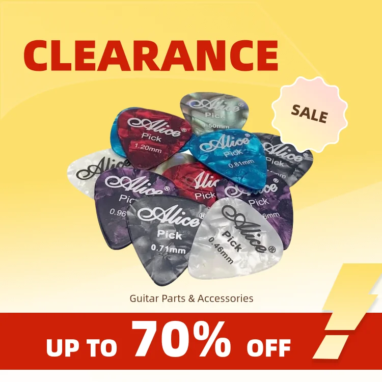 Clearance_Alice Gitarrenplektren, 6 Stück, Zelluloid, Mediator, Dicke 0,46 0,71 0,81 0,96 1,20 1,50 mm, Zubehör für elektrische Akustikgitarre