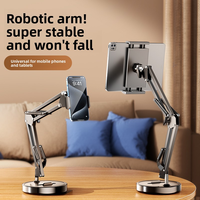 Desktop phone holder, lazy stand for tablets, rotatable and foldable phone stand, portable and rotatable