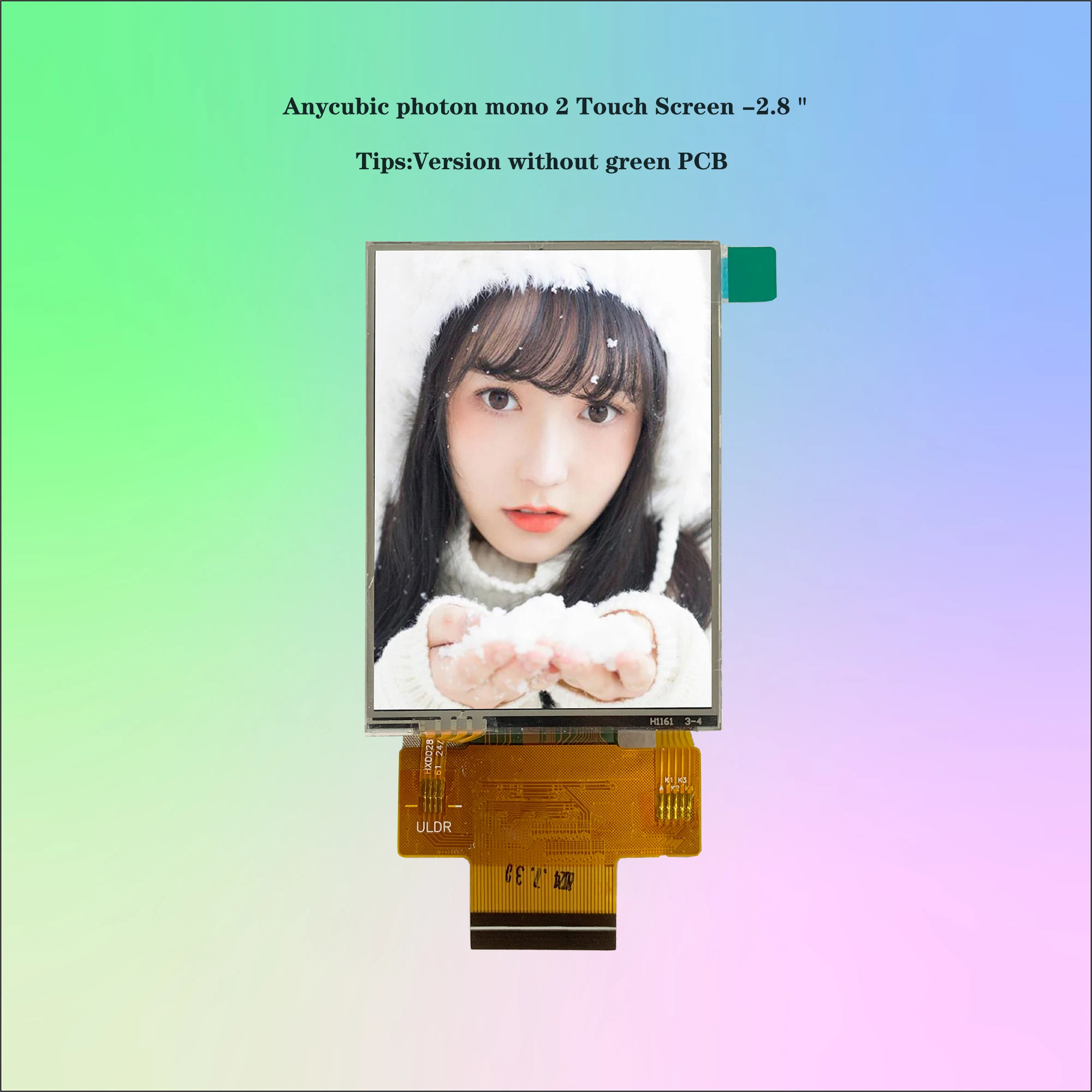 15,6-Zoll-Touchscreen für jedes kubische Photon Mono 2/21,5-Zoll 4k 3D-Drucker Display Touchscreen bedienen LCD