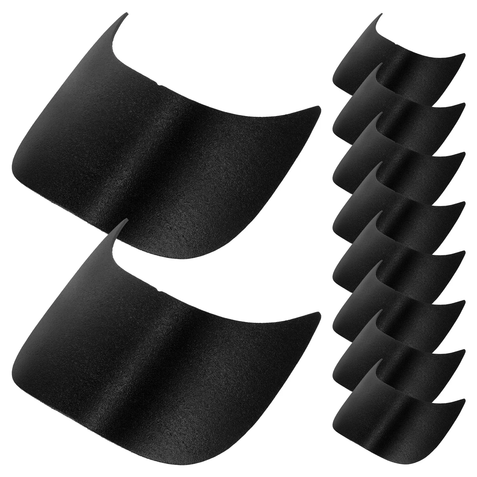 

20 Pcs Hat Brim Liner 18x8 5cm Plastic Visor Baseball Hat Insert Insert Cap Making Supplies Replacement Shaper