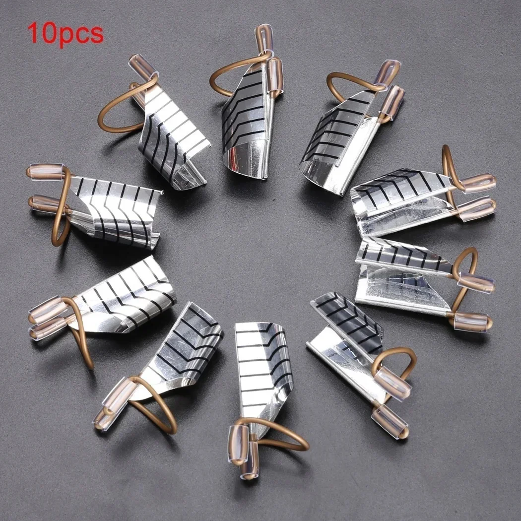 5pcs Reusable Nail Art Forms Guide Protector Nail Tip Acrylic UV Gel French Nail Extensions Tools