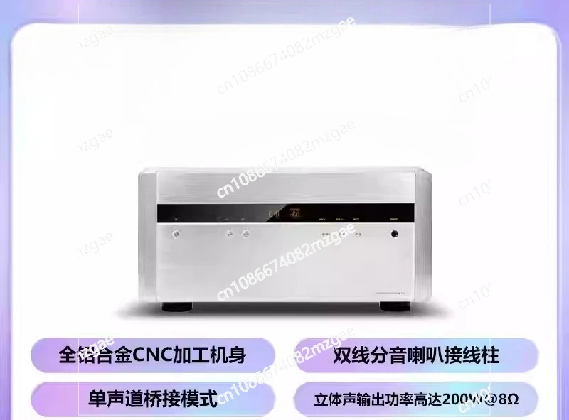 

Hi-End Integrated Amplifier HiFi Stereo Power Amp High Fidelity 2CH 220W for Home Audio Theater System A3.2 21 Version