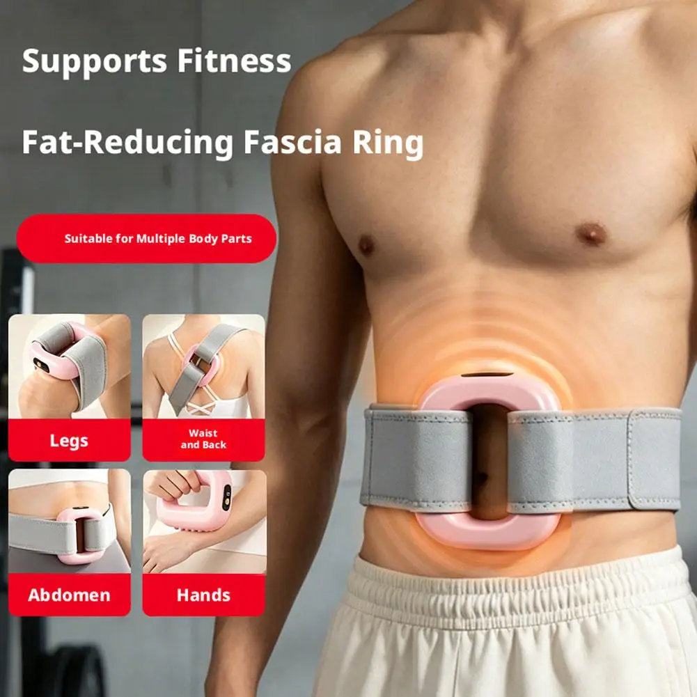 Rechargeable Body Slimming Machine Weight Loss Crazy Fat Burning Massage Fitness Belt Beauty Tool Constipation Fascia Ring
