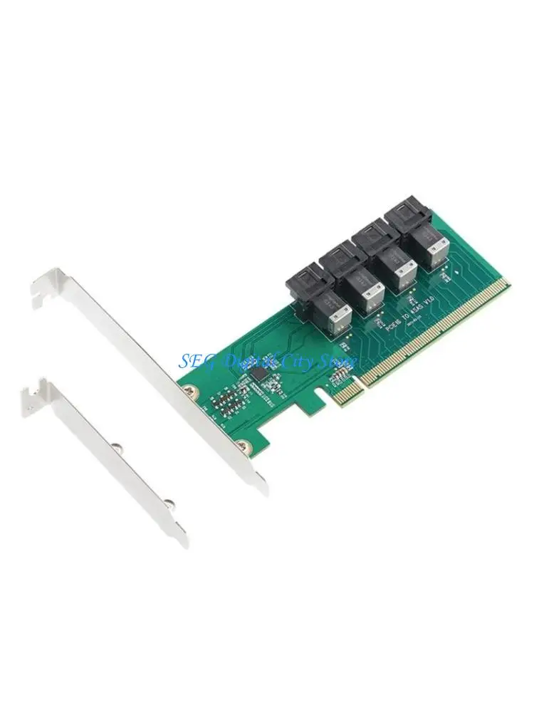 

U75B с 1 до 4 порта PCIE X16 до CARD ARDAPTER CARD PCI-E TO SFF-8643 SFF-8639 SSD